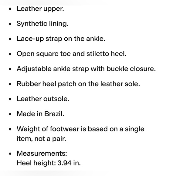 🦚NIB🦚 Schutz Vikki Leather Sandal - Picture 5 of 5